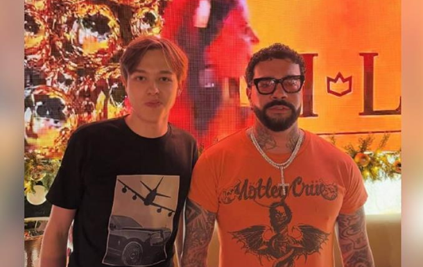 Скандал року! Київський мажор зустрів Новий рік з Тіматі під російським прапором