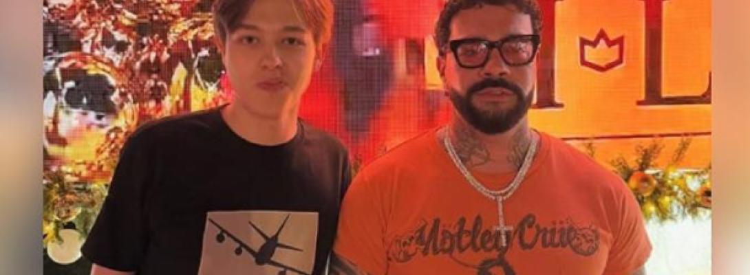 Скандал року! Київський мажор зустрів Новий рік з Тіматі під російським прапором