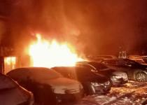 На Оболоні в Києві сталася масштабна пожежа на трансформаторній підстанції