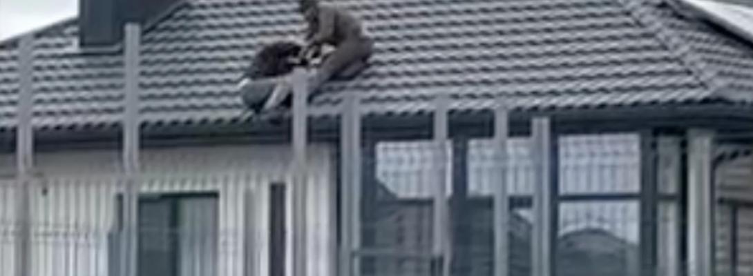 Мобілізували з даху будинку: у ТЦК заявили, що чоловік сам попросив допомоги спуститися