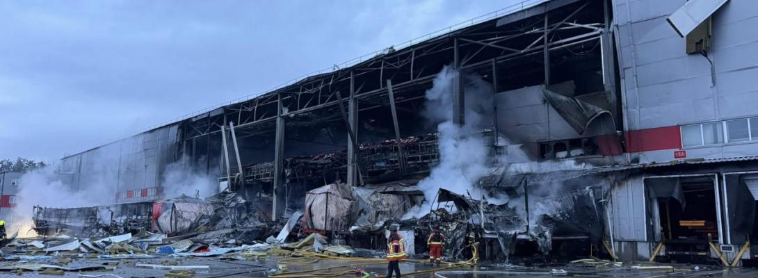 "Нова пошта" залишилась без найсучаснішого терміналу після удару росії по Києву