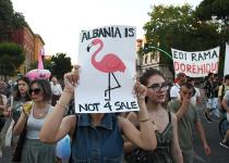 "Фламинго-революция" в Албании: как соглашение с зятем Трампа повлекло за собой массовые протесты