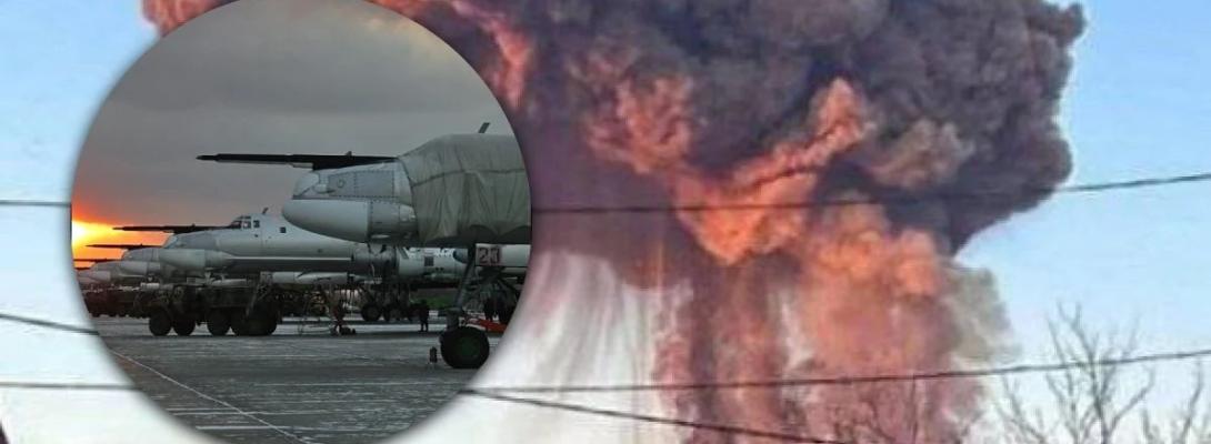 Палаючий аеродром у Волгограді: дрони вдарили по військовій базі вибухи не стихають!