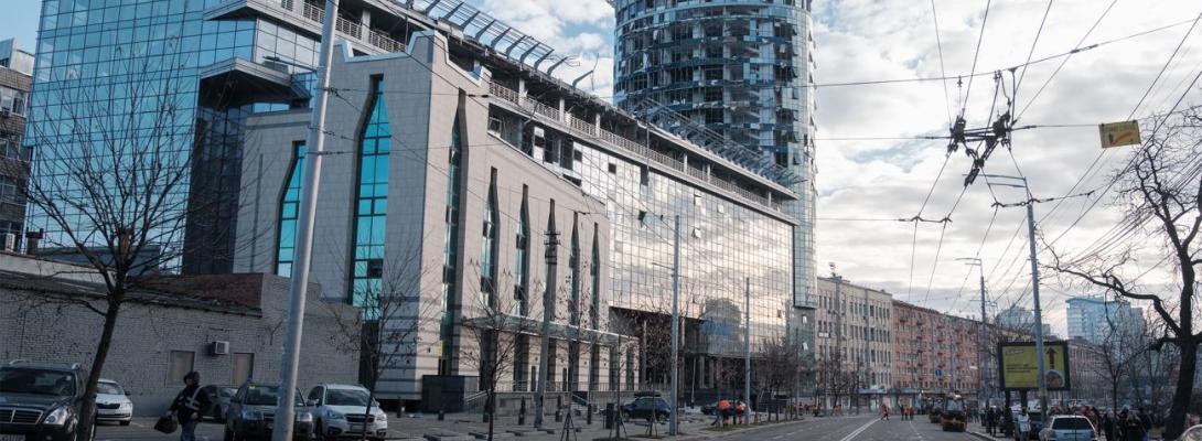 Українська компанія позивається до рф на 8,73 млн доларів за зруйнований БЦ