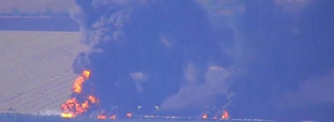 Вибух знищив усе! Російського залізничного сполучення в Запорізькій області більше немає