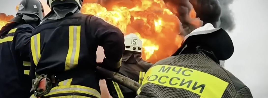 Під ударом був російський НПЗ: невідомі дрони атакували Новокуйбишевськ