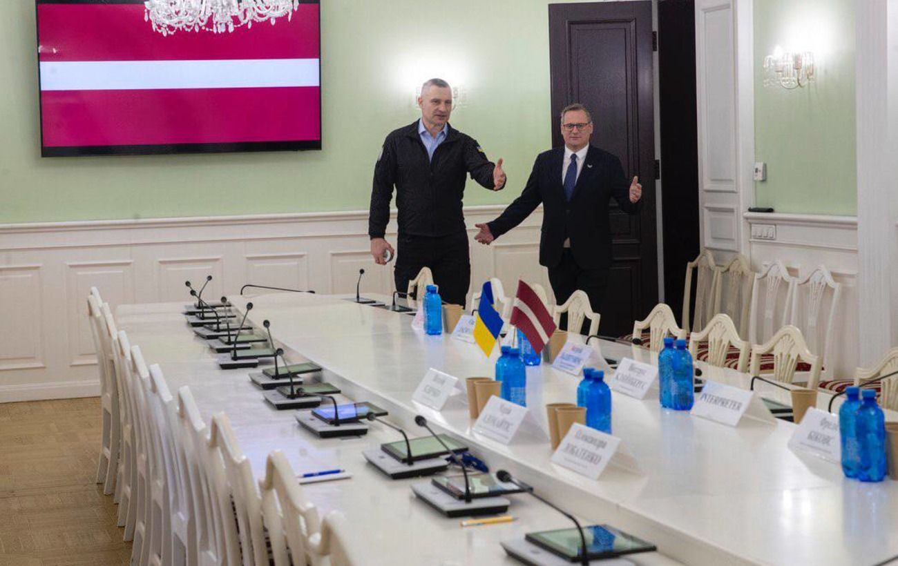 Новий Київ: Кличко та мер Риги обговорили початок реалізації спільних проєктів