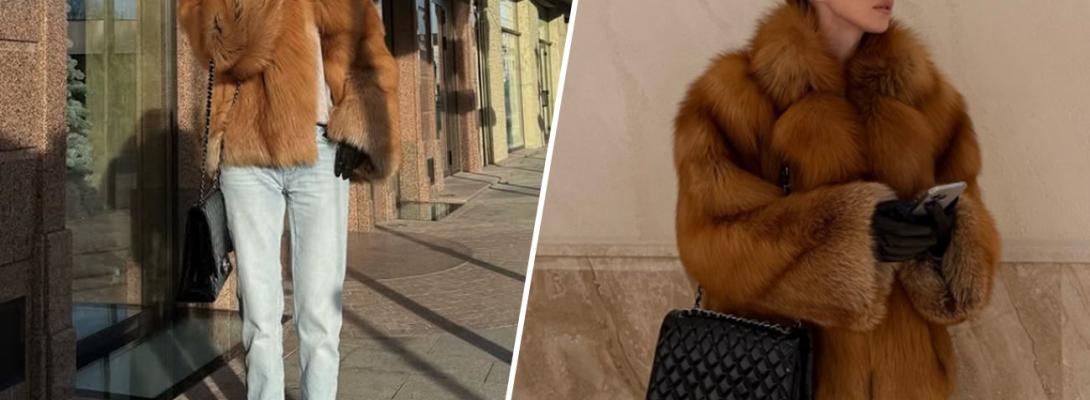 Як носити об’ємну шубу і виглядати дорого: приклад від колишньої Миколи Тищенка